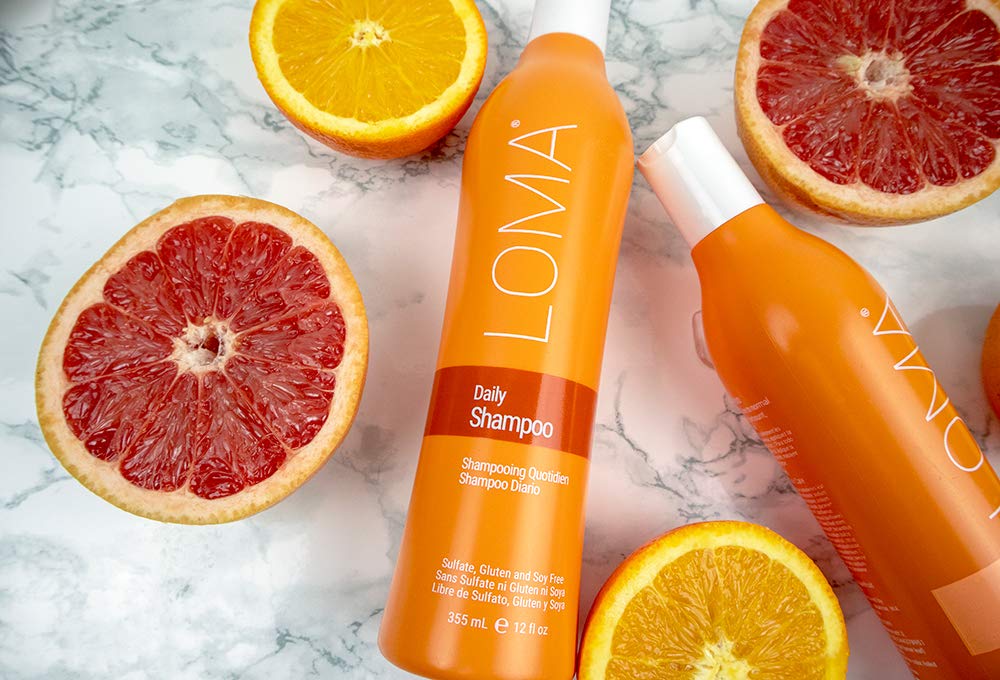 LOMA Daily Shampoo (clear formula) and Daily Conditioner (DUO PACK) 12 Ounce Each