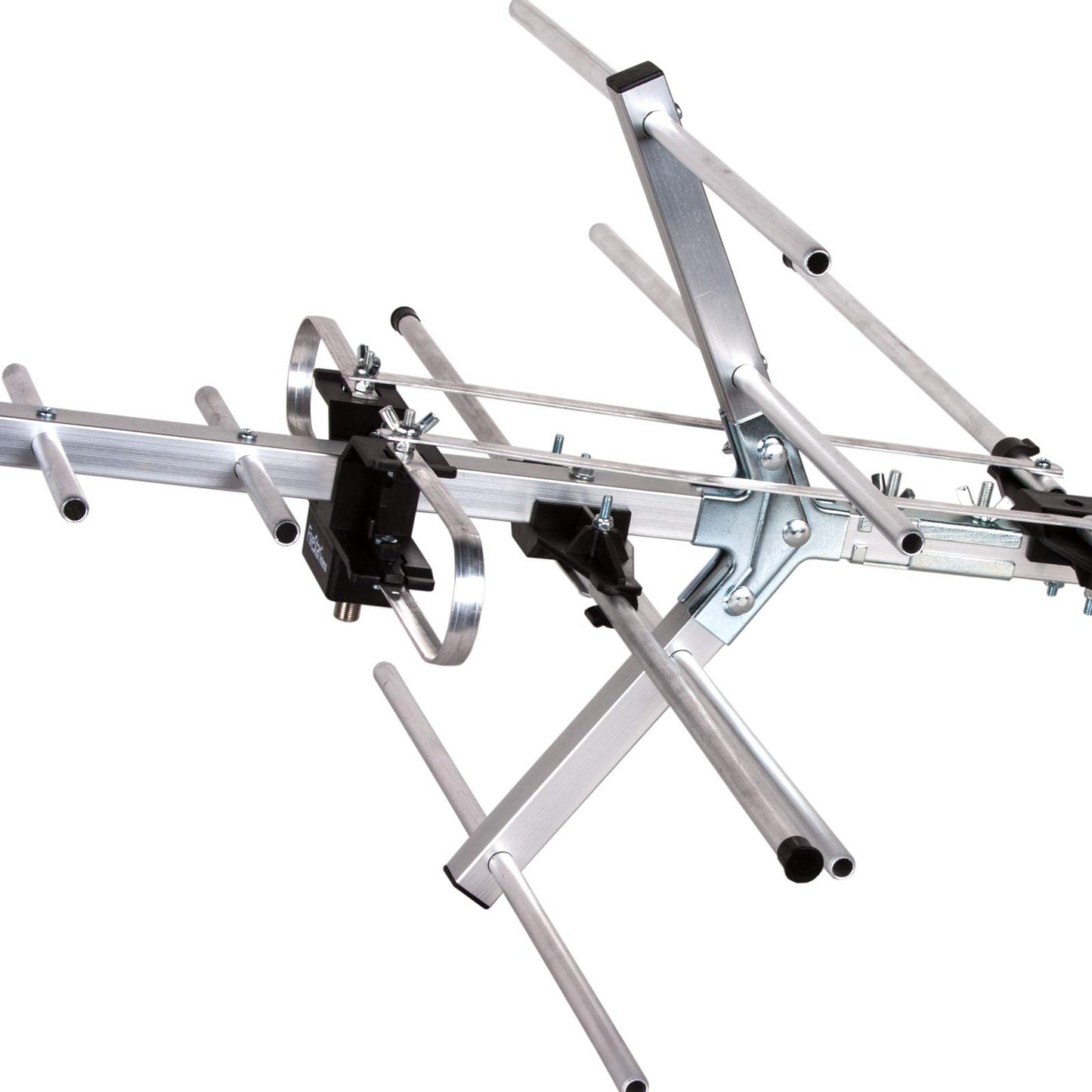 Five Star TV Antenna Indoor/Outdoor Yagi Satellite HD Antenna with up to 200 Mile Range - Attic or Roof Mount TV Antenna, Digital OTA Radio/FM Antenna for 4K 1080P with Mounting Pole