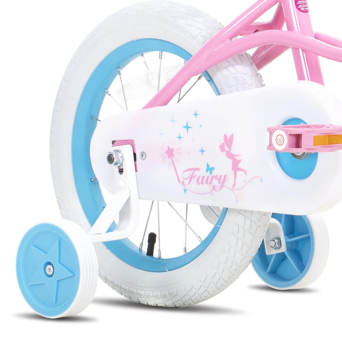 JOYSTAR 16 Inch Kids Bike for Ages 4 5 6 Years Girls, Toddler Bike with Training Wheels & Handbrake for 4-6 Years Old Child, Pink