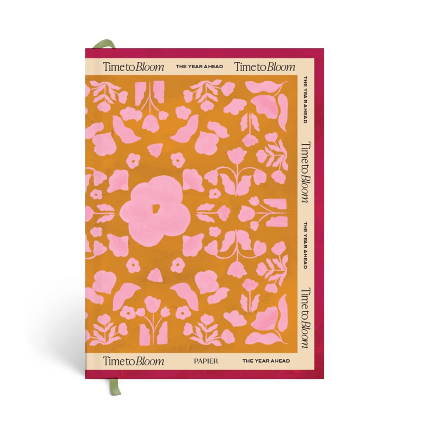 Papier Time to Bloom Daily Planner - Hardcover Vintage Design | Undated 16-Week Goal Planner | Track Habits, Thoughts, To-Dos & Priorities | Beautiful Motivational Gift