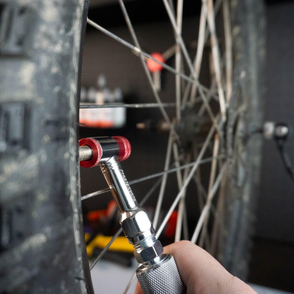 Prestacycle Prestaflator Mini Pro, Bike Tire Inflator Head, Bicycle Air Pump Valve Presta Push-to-Inflate Tool for Air Compressor Lines, Bike Tools & Maintenance, Mini Pro Inflation Tool