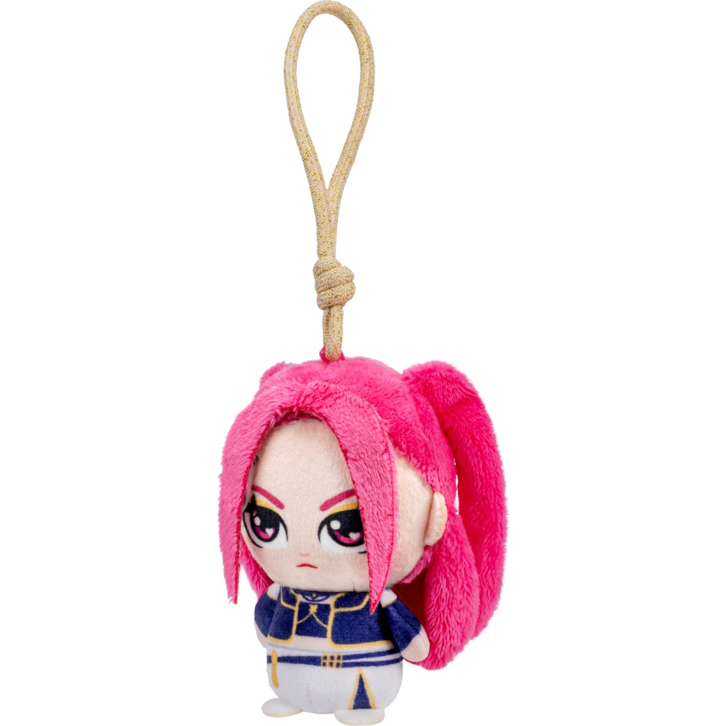 Kpop Demon Hunters 3-Pack 4-inch Clip-On Plush - Rumi, Mira, and Zoey Mini Collectible Character Clips for On-The-Go Fans - Ages 6+