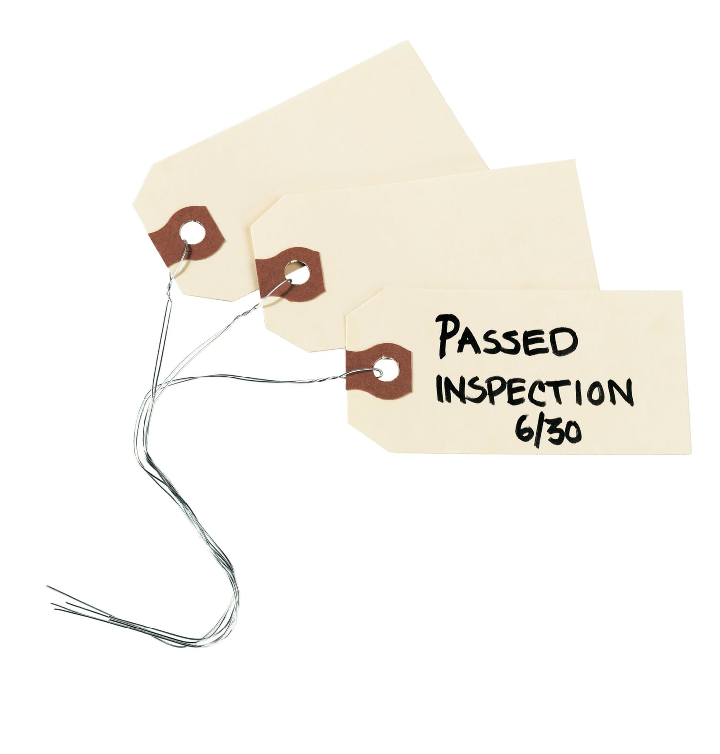 Avery Shipping Tags with Wire, 11.5 pt. Stock, 2-3/4" x 1-3/8", 1,000 Manila Hang Tags (12601)
