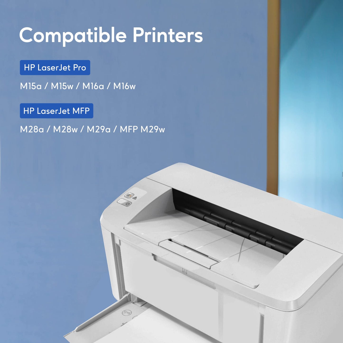 GOTOBY Compatible 48A Toner Cartridges Replacement for HP 48A CF248A for Pro M15w M15a M16w M16a M28w M29w M29a M30w Printer (4 Black)