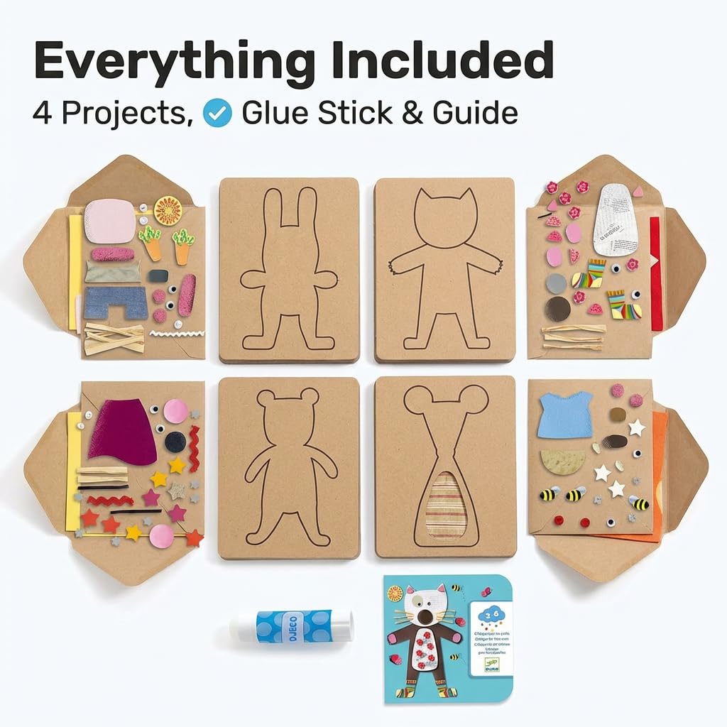 DJECO Le Petite Artist Collages for Little Ones Activity Set