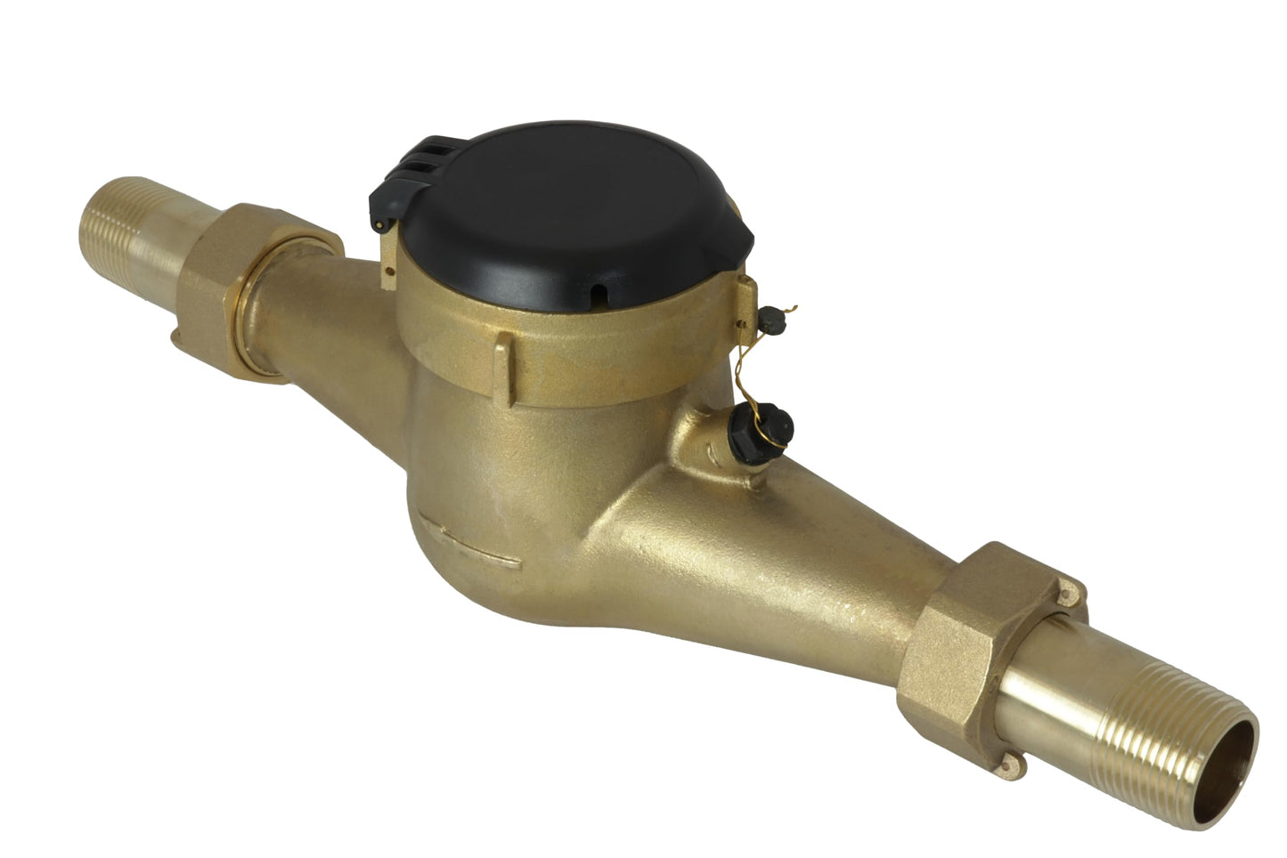 1” Water Meter: No Lead Brass, NSF Certified, Multi-Jet, Gallons (Horizontal Installation)