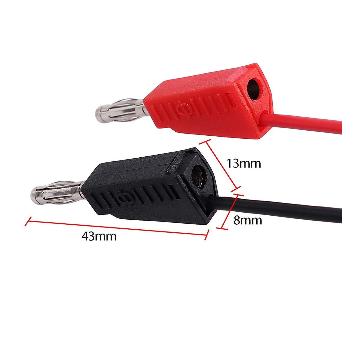 Universal Oscilloscope Probe with Accessories Kit 100MHz Oscilloscope Clip Probes with BNC to Minigrabber Test Lead Kit