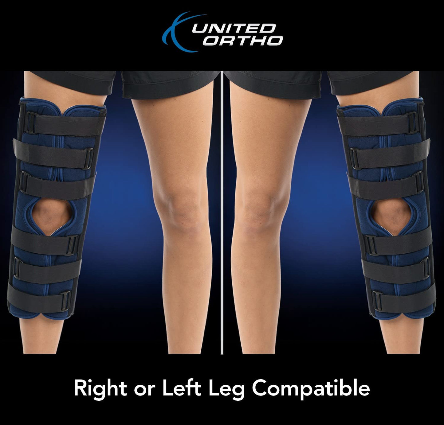 United Ortho 61016 3-Panel Knee Immobilizer, 16" Size