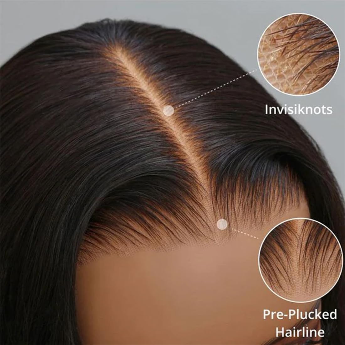 ISEE Hair M Cap 9x6 Bob Wig Human Hair Glueless Bob Wigs Pre Plucked Pre Cut HD Lace Front Glueless Wigs Human Hair 180% Density Short Straight Bob Wigs for Black Women 10 inch