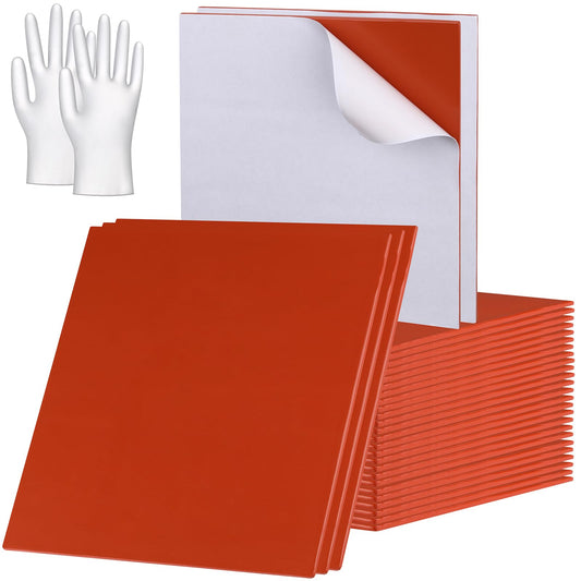 ABOAT T Fire Putty Electrical Putty Pads Fire Barrier Moldable Putty with Disposable Gloves for Sockets Wall Openings Electrical Box Water Supply Boxes (20, 7-1/2 inch)