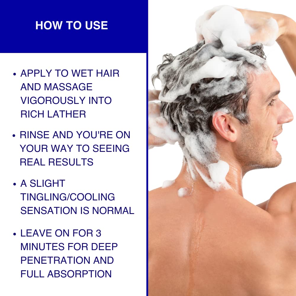 GroMD Biotin Shampoo and Conditioner, Hair Growth Shampoo, Hair Loss Shampoo for Men & Women, Regrowth Treatment & Thickening, Contains Argan Oil & DHT Blocking Ingredients, Doctor-Formulated, 10 oz