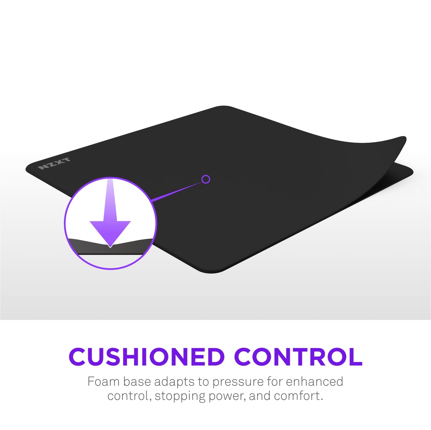 NZXT Zone Elite - Premium XL Gaming Mouse Pad - Ultra-Smooth Nano-Knit Cloth Surface - Optimized for Speed and Control - Spill-Resistant, Soft Foam Base, Reinforced Low-Profile Stitching - Black