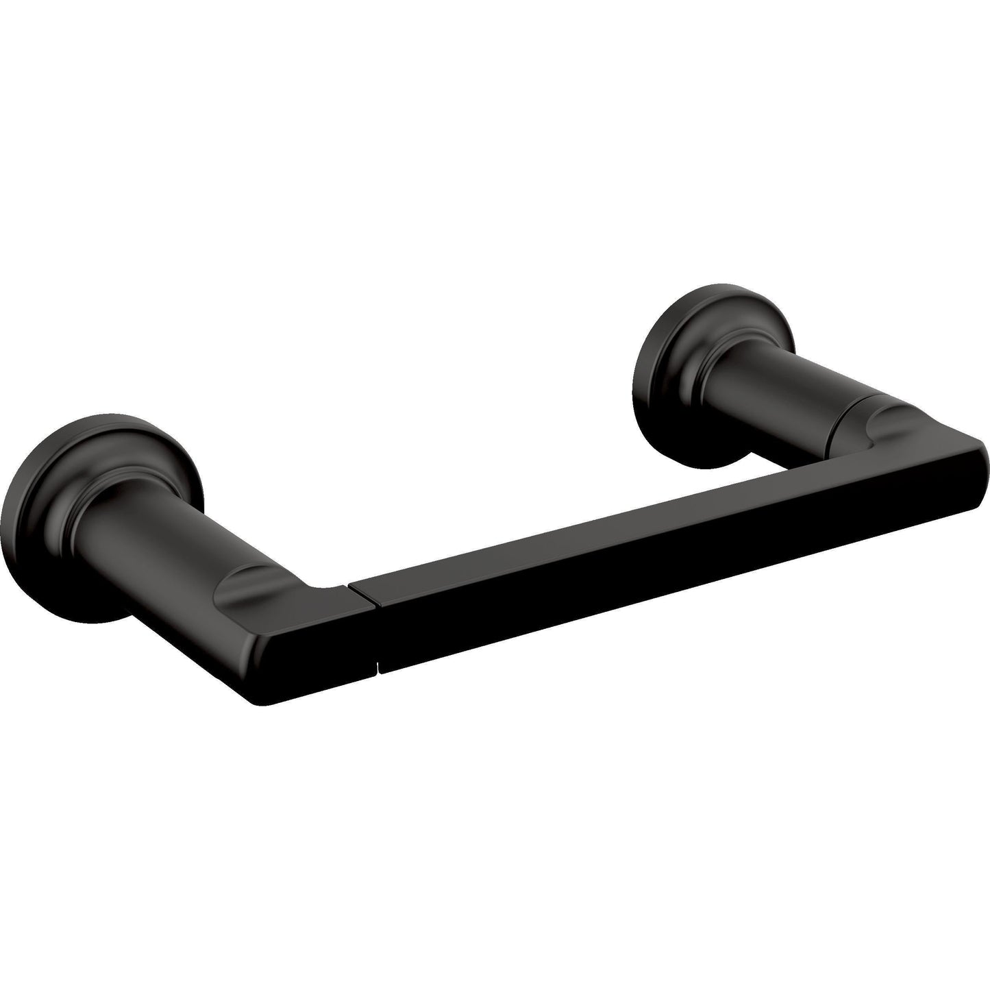 Delta Pivoting Toilet Paper Holder | Matte Black | Wall Mount | Tetra Bathroom Accessories