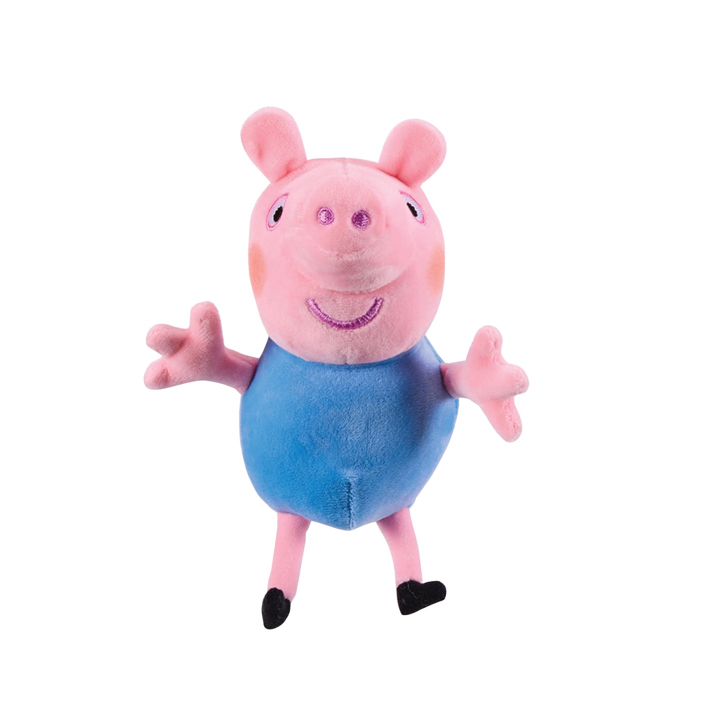 Peppa Pig 3-Pack Plush Toys - Peppa, George & Bébé Evie - Ultra-Soft Plush Toys with Classic Style, Toy from 18 Months