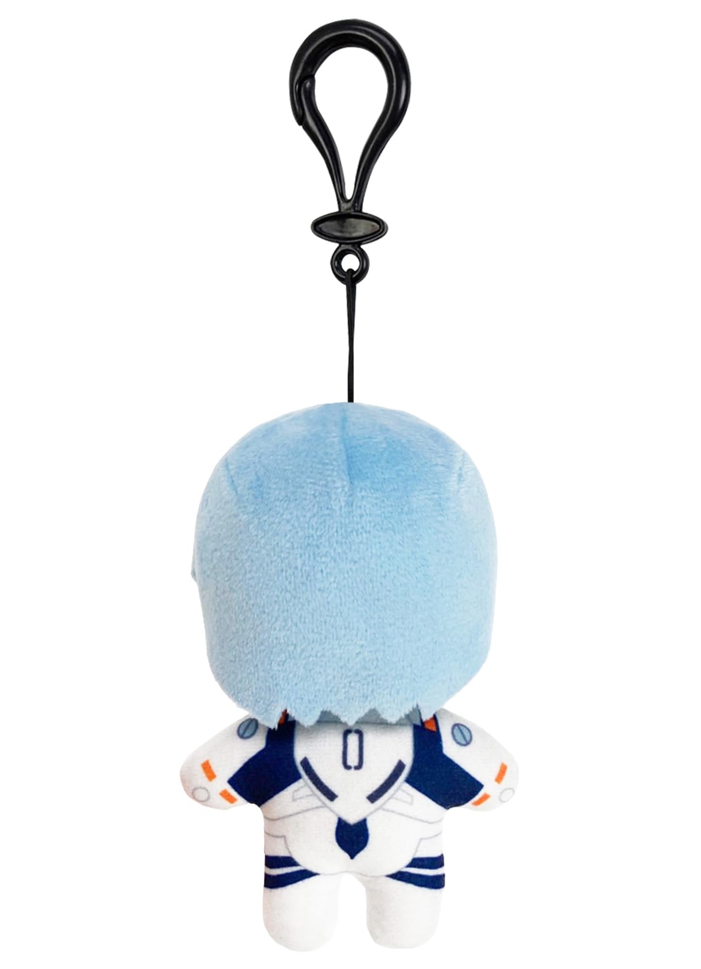 Great Eastern Entertainment Evangelion New Movie - Rei Ayanami Plug Suit Mini Plush w/Spring Clip 4.5" H