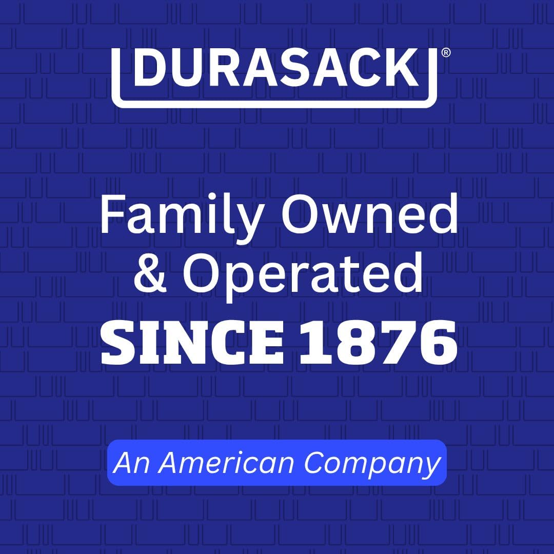 DURASACK Heavy Duty Storage Tote Bag with Zipper Top 22-Gallon Rugged Woven Polypropylene Moving Bag, Reusable Self-Standing Design, Holds up to 500 Pounds, Pack of 4, Blue