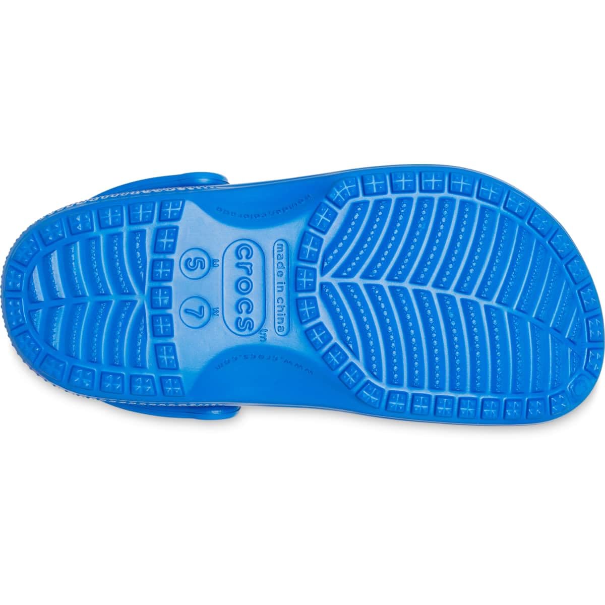 Crocs Unisex-Adult Classic Clog, Clogs for Women and Men, Blue Bolt, 7 Men/9 Women