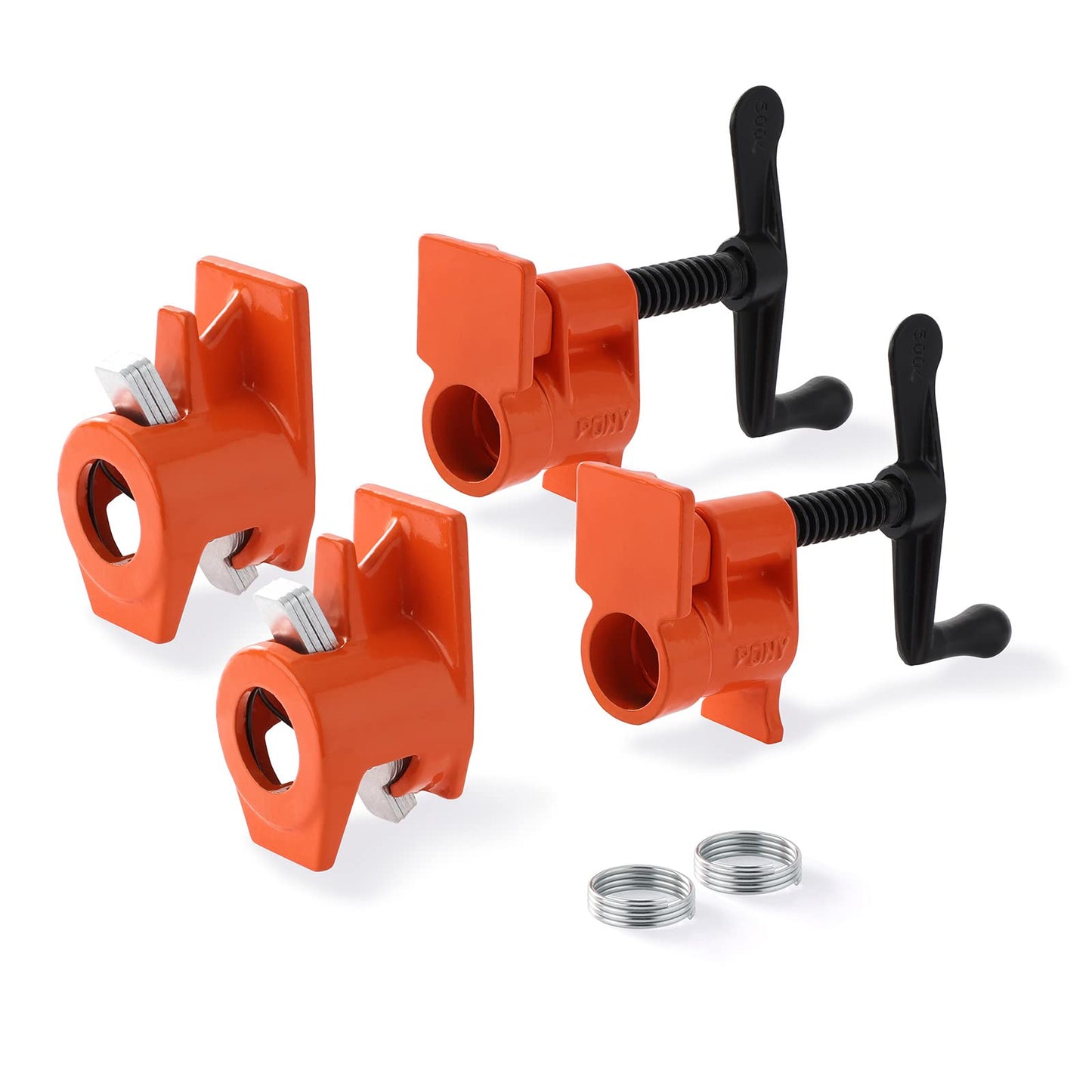 PONY 2-Pack 50 Wood Gluing Pipe Clamp Fixture for 3/4 Inch Black Pipe