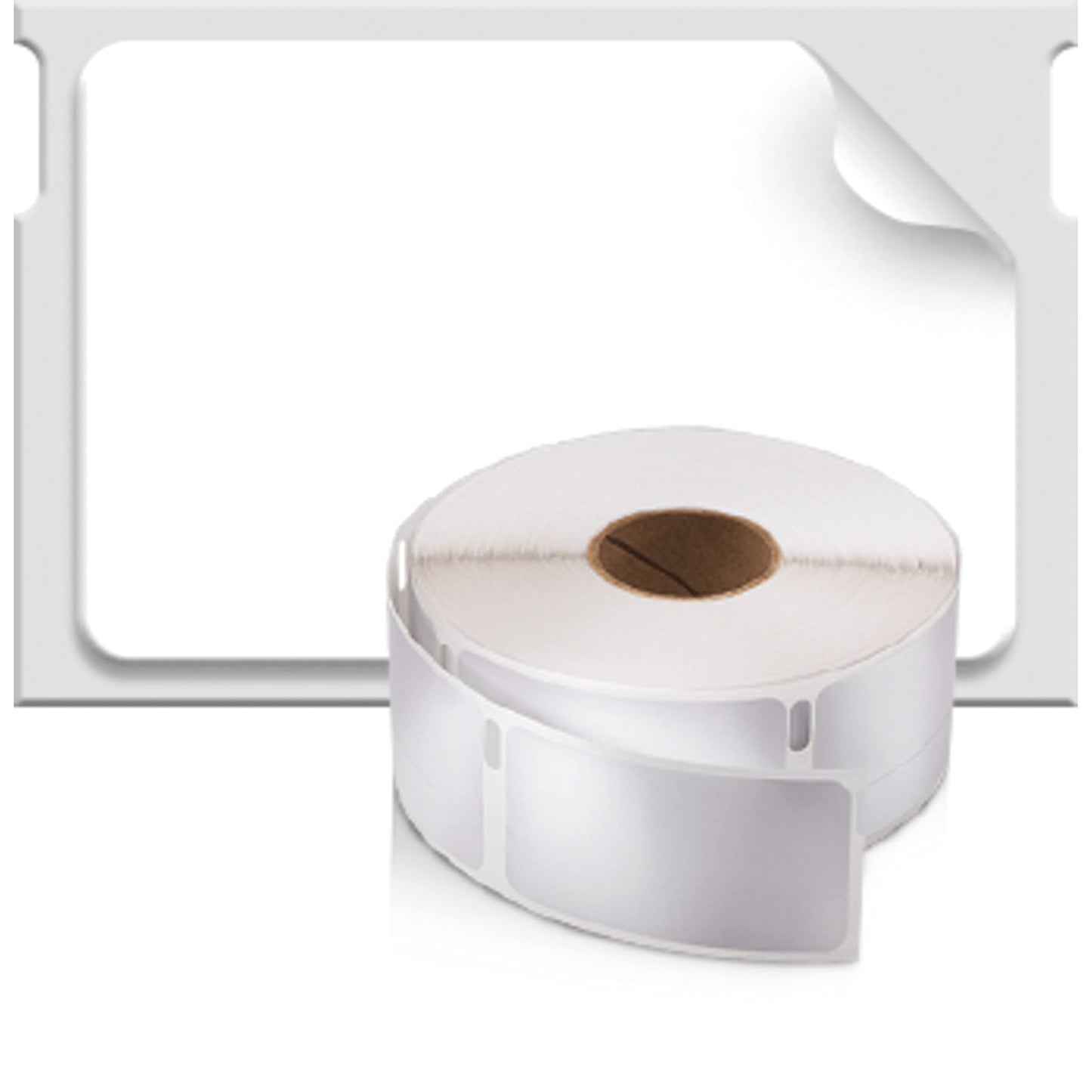 DYMO Authentic LW Library Book Spine Labels, for LabelWriter Printers, White, 1" x 1-1/2", 1 Roll of 750