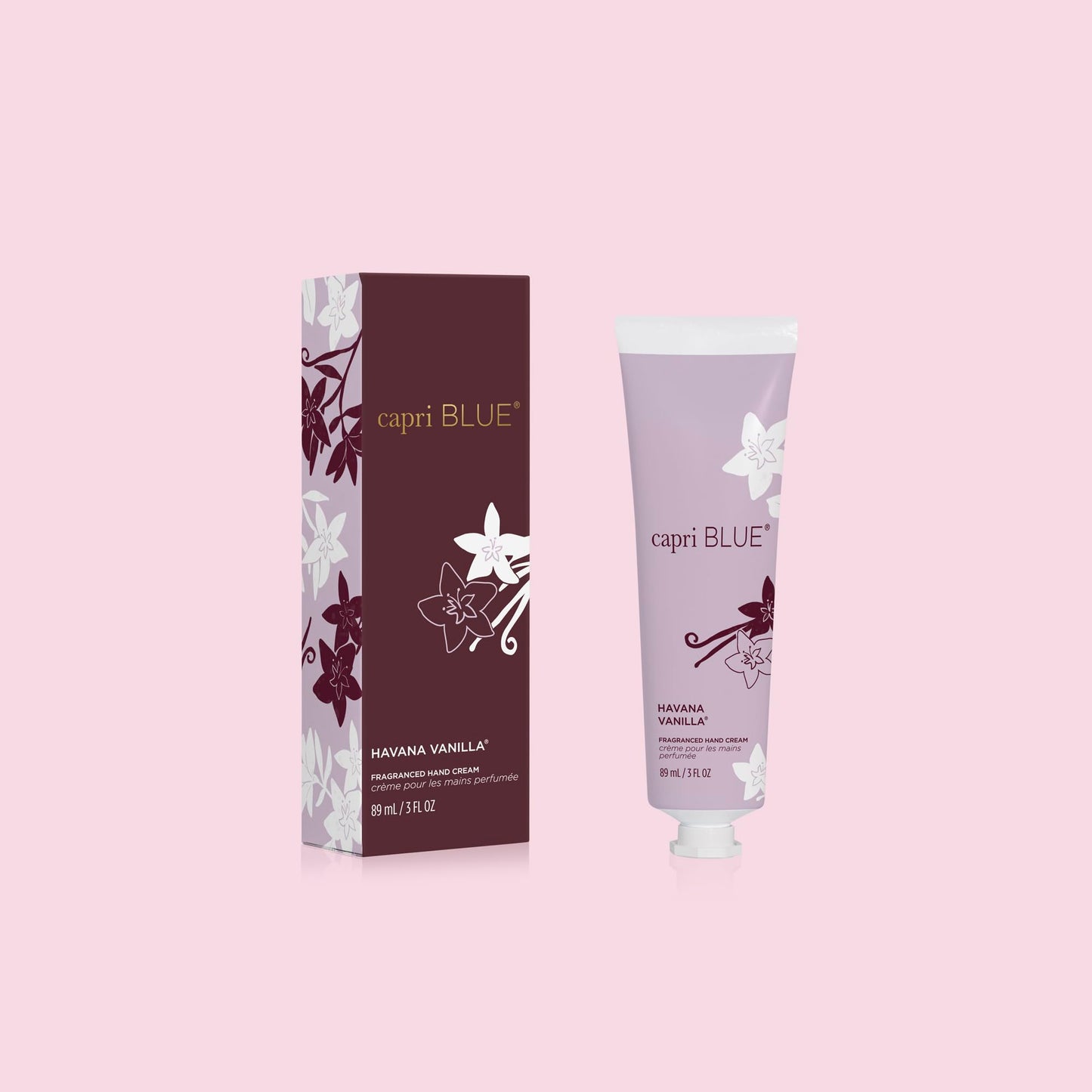 Capri Blue Havana Vanilla Hand Cream - 2 Pack of Hand Creams - Skin Care Products (3 oz pack of 2)