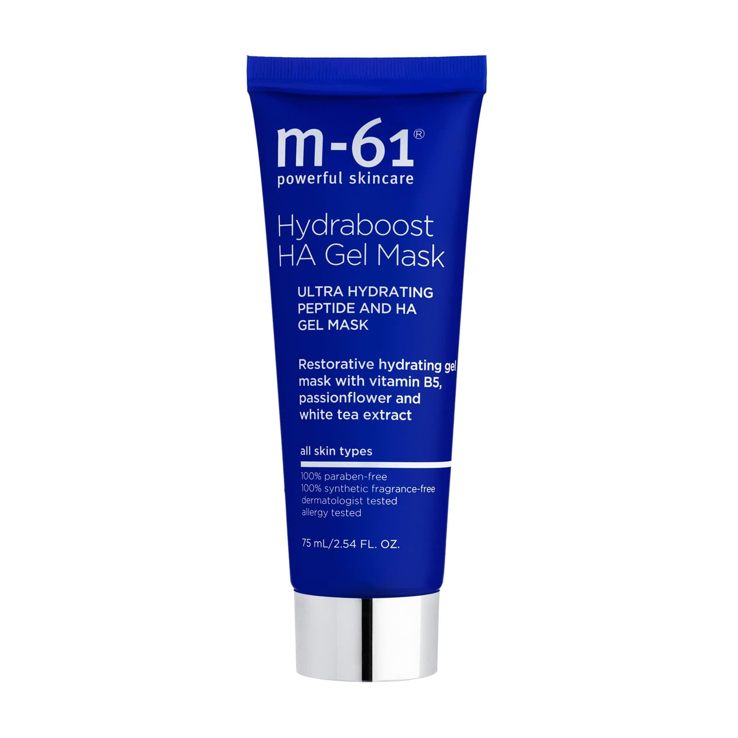 m-61 Hydraboost HA Gel Mask - Ultra hydrating and restorative gel mask with vitamin B5, passionflower and white tea extract