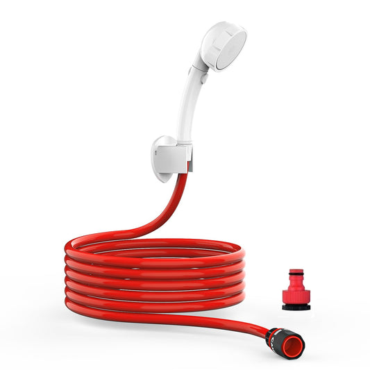 CAMPLUX Hand Held Showerhead with 11.48 FT Hose, Portable Spray Shower Head, High Pressure Shower Head with ON/Off Switch