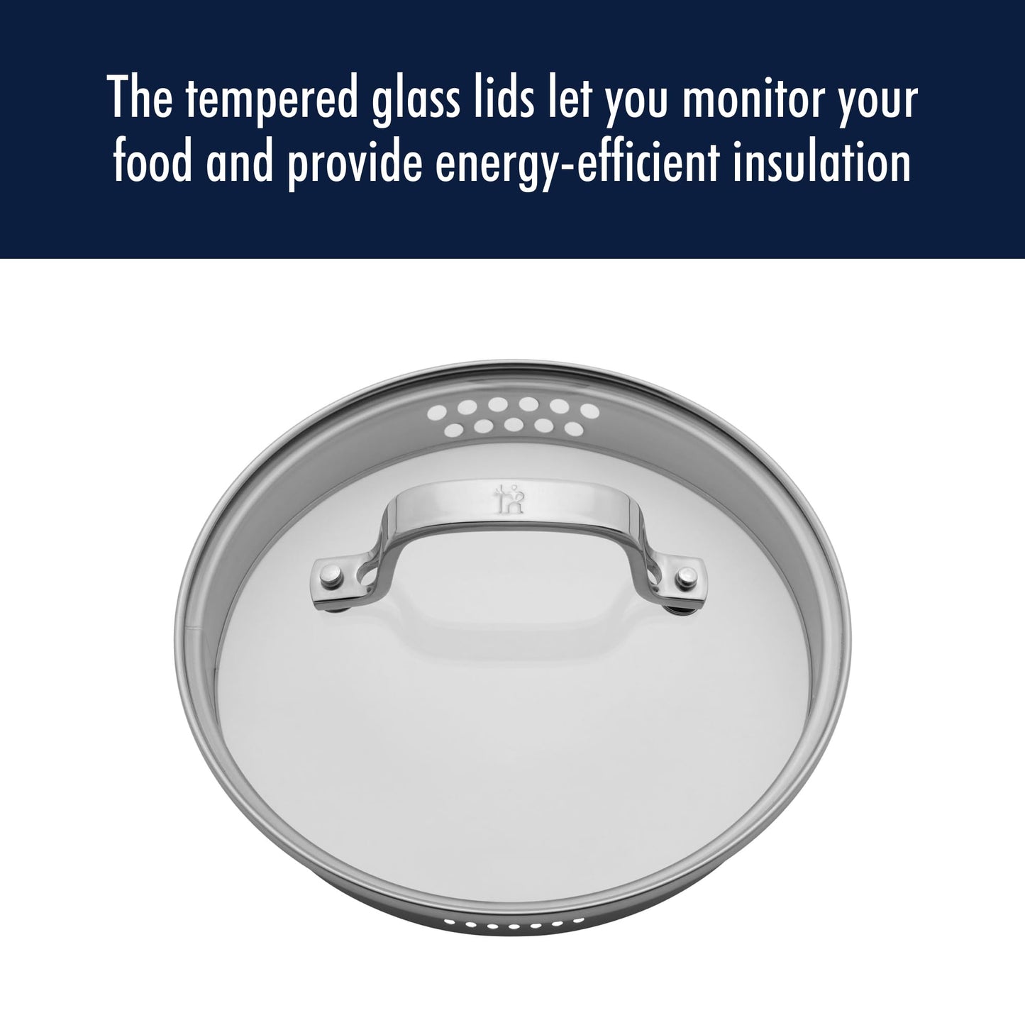 HENCKELS Clad H3 2-qt Saucepan, Induction Pan, Stainless Steel, Durable and Easy to clean