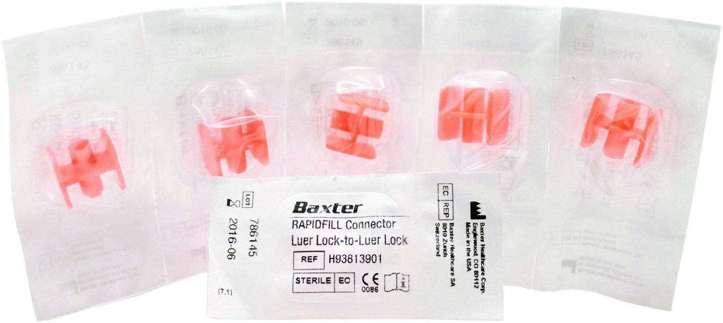 Baxter Healthcare H93813901 Rapid Fill Connectors (Pack of 50)