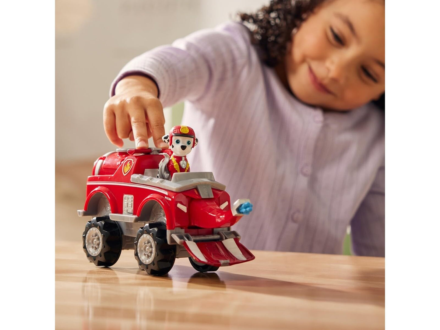 PAW PATROL Jungle Pups Elephant Vehicle with Marshall Figure (Basic Vehicle) Toy for Children from 3 Years