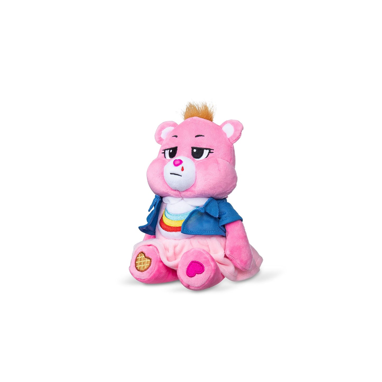 Care Bears x Stranger Things Fun Size Plush - Cheer Bear as Eleven