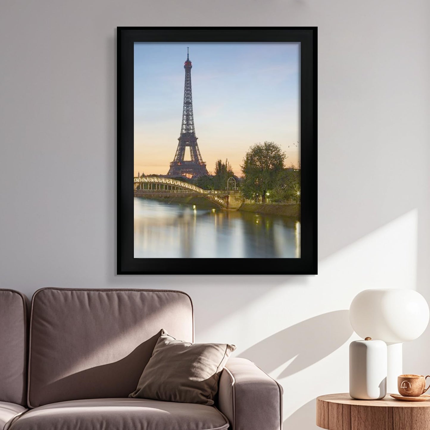 SESEAT 16x20 Picture Frame Black Set of 6, Display Pictures 16x20 Without Mat for Wall Mounting, Wall Gallery Poster Frames