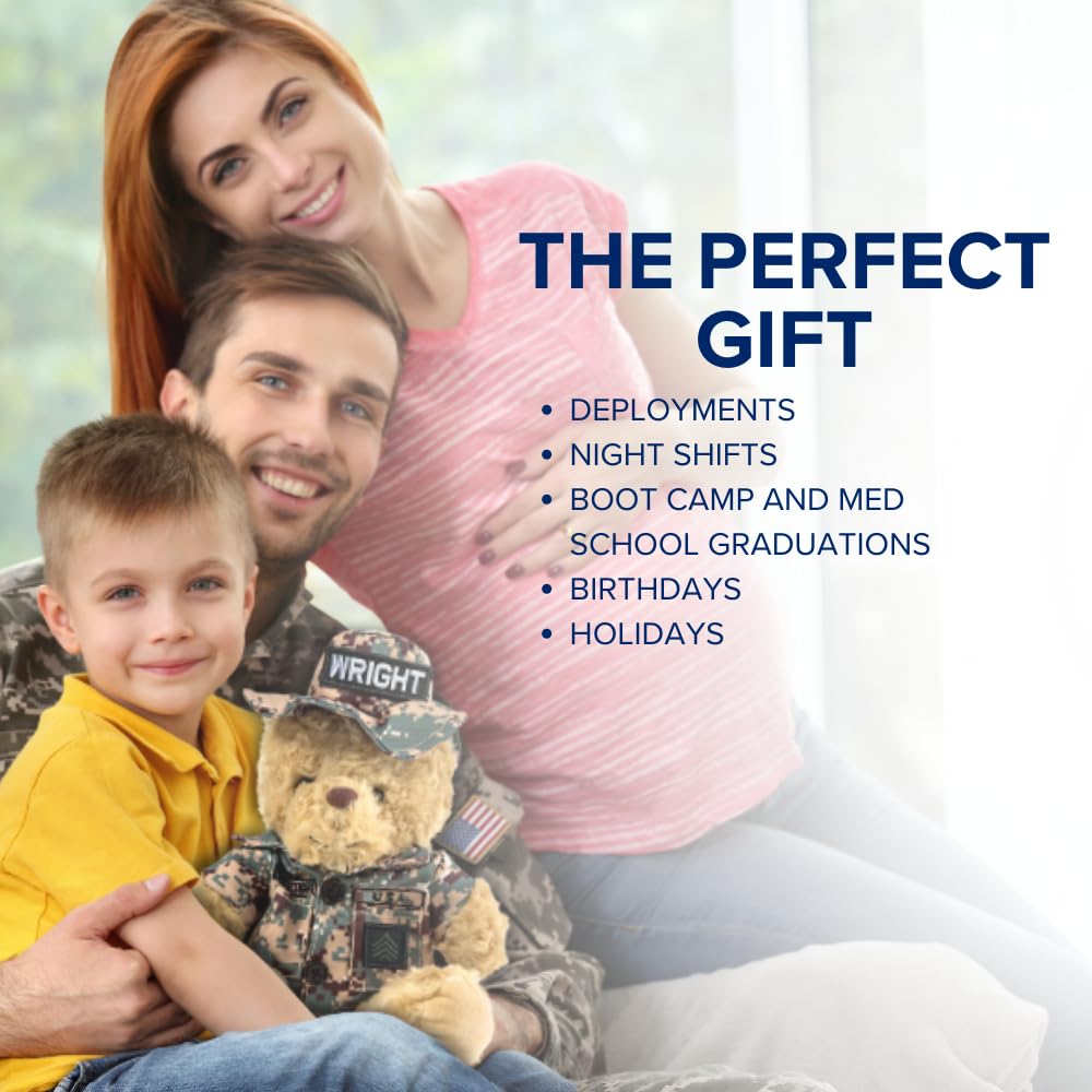 Nurse Hugs-a-Lot Teddy Bear by ZZZ Bears, Gift for Kids & Adults in The Hospital, Nursing Students & Healthcare Heroes, Get-Well-Soon Bear for Surgery Recovery