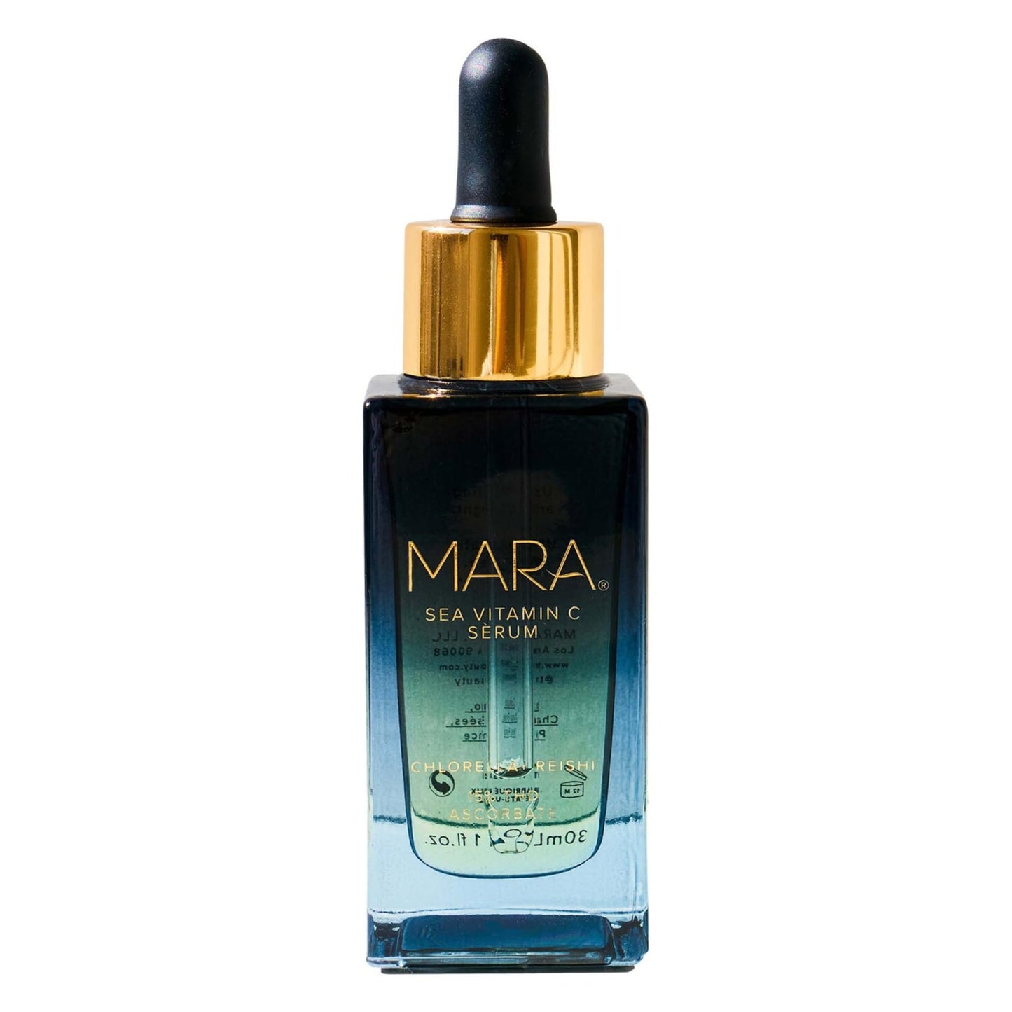 MARA - Natural Chlorella + Reishi Sea Vitamin C Serum | Plant-Based Skin Care | Skin Firming With Moringa + Squalane (1 oz | 30 ml)