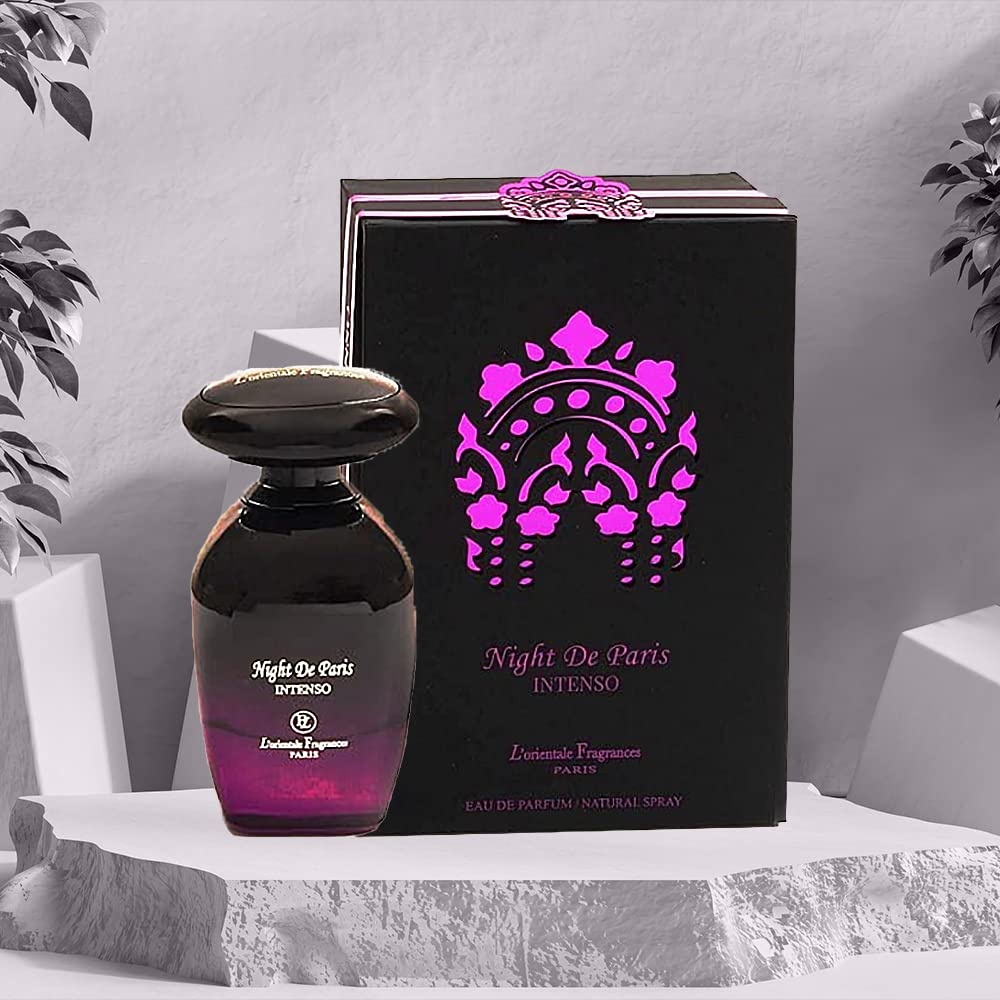 L'ORIENTALE FRAGRANCES Night De Paris Intenso Eau De Parfum Spray for Men, 3.4 Ounce