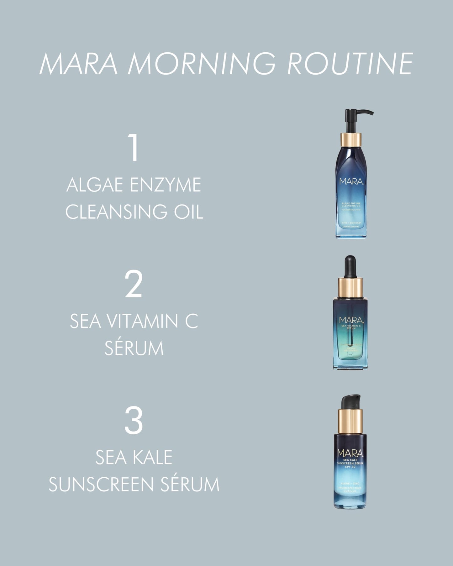 MARA - Natural Chlorella + Reishi Sea Vitamin C Serum | Plant-Based Skin Care | Firm + Illuminate The Look Of Skin With Moringa + Squalane (0.5 oz | 15 ml)