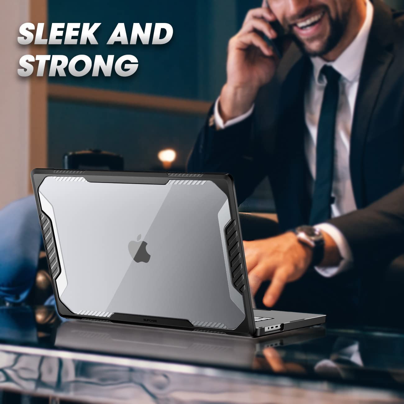 SUPCASE for MacBook Pro 16 Inch Case 2024-2021 (Unicorn Beetle), M4/M3/M2/M1 Pro/Max A3403 A3186 A2991 A2780 A2485 Heavy Duty Rugged Shockproof Hard Shell Protective Cover for MacBook Pro 16", Black