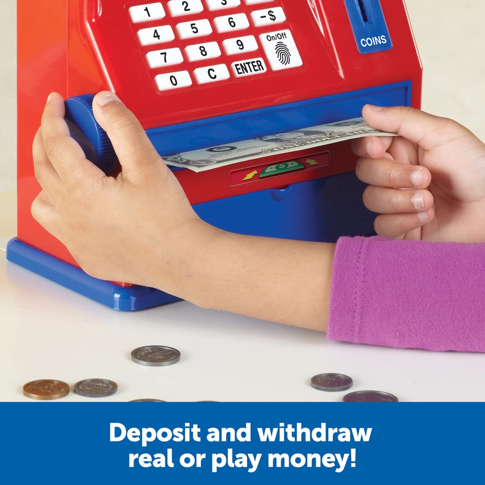 Learning Resources LER2625 Pretend and Play Teaching ATM Bank Toy