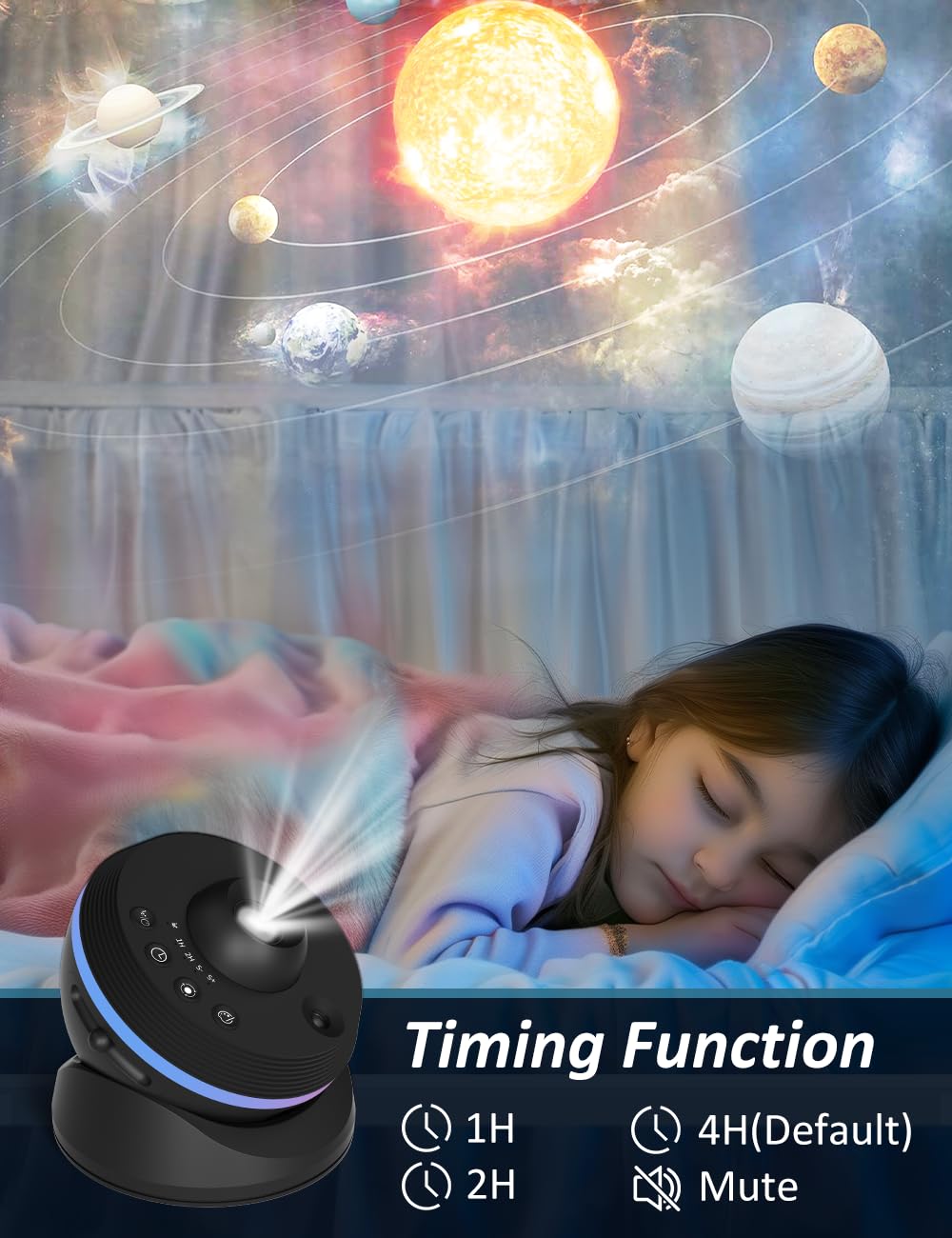 Upgraded Metros Planetarium Projector for Bedroom, 13 in 1 Star Projector Galaxy Light, Ceiling Night Light Milky Way Mood Lighting with Timer, LED Space Galaxy Lamp Room Decor for Adults Kids