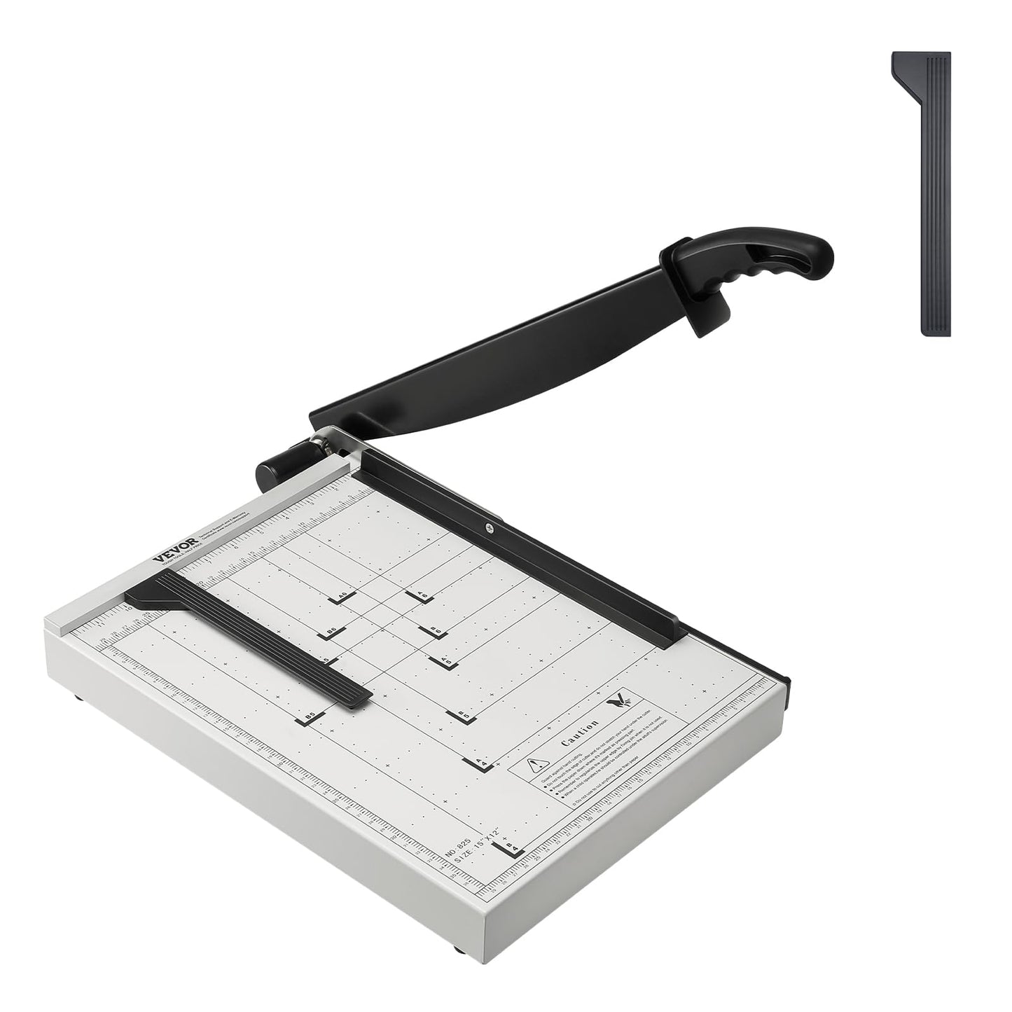 VEVOR Paper Cutter, Guillotine Trimmer, 15" Cut Length, 16 Sheets Capacity, Heavy Duty Guillotine Paper Cutter with Guard Rail/Blade Lock, Paper Trimmer for Home Office School