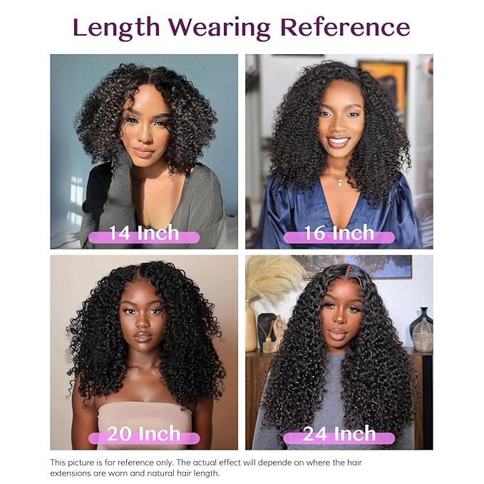 IDN BEAUTY 5+2 Invisi Edge Seamless Clip in Hair Extensions Human Hair Combo Pack, Kinky Curly 18 Inch 110g 5pcs invisible Edge and 2pcs Seamless Clip ins for Black Women Natural Black No Leave Out