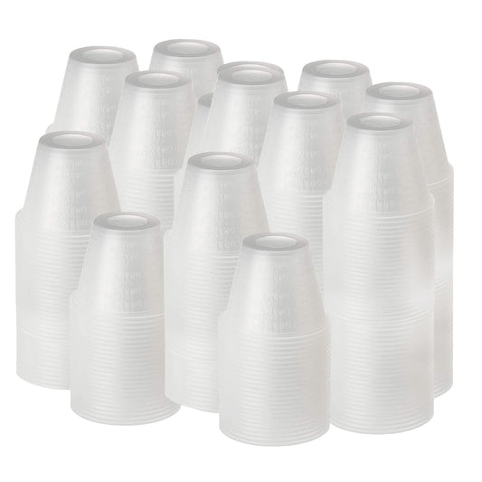[2000 Count - 1 oz.] Perfect Stix Disposable Graduated Plastic Medicine Cups - For Mixed Pills, Medication Measuring, Resin Mixing, Mouthwash