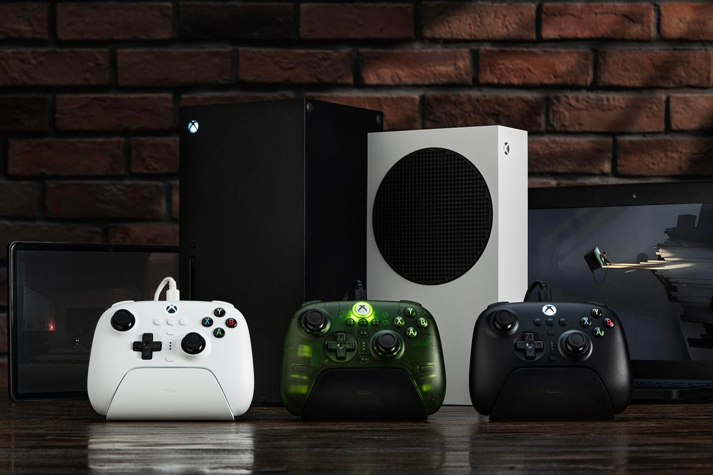 8Bitdo Ultimate 3-Mode Controller, Hall Effect Joysticks, Pro Back Buttons, Wired Only for Xbox Series X|S & Xbox One, Compatibility with Apple, Windows & Android, Officially Licensed (Jade)