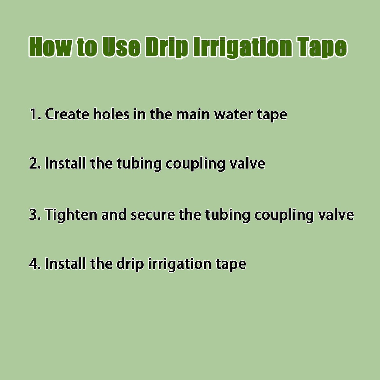 500FT 5/8 Inch 16 Mil Drip Tape Irrigation Kit, 6" Spacing Roll 16 Mil Drip Tape Irrigation, Durable Reinforced PE Material Anti-Bird Pecking Silver Anti-Burning Seedlings Drip Irrigation System