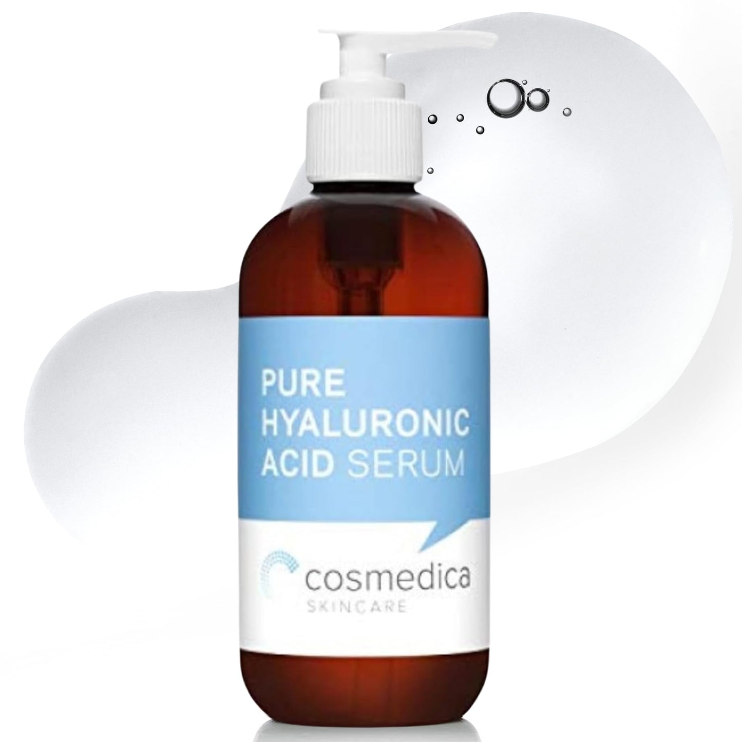 Hyaluronic Acid Serum for Skin 100% Pure-Anti-Aging Serum - Intense Hydration + Moisture, Non-greasy, Paraben-free Hyaluronic Acid for Your Face 8 oz
