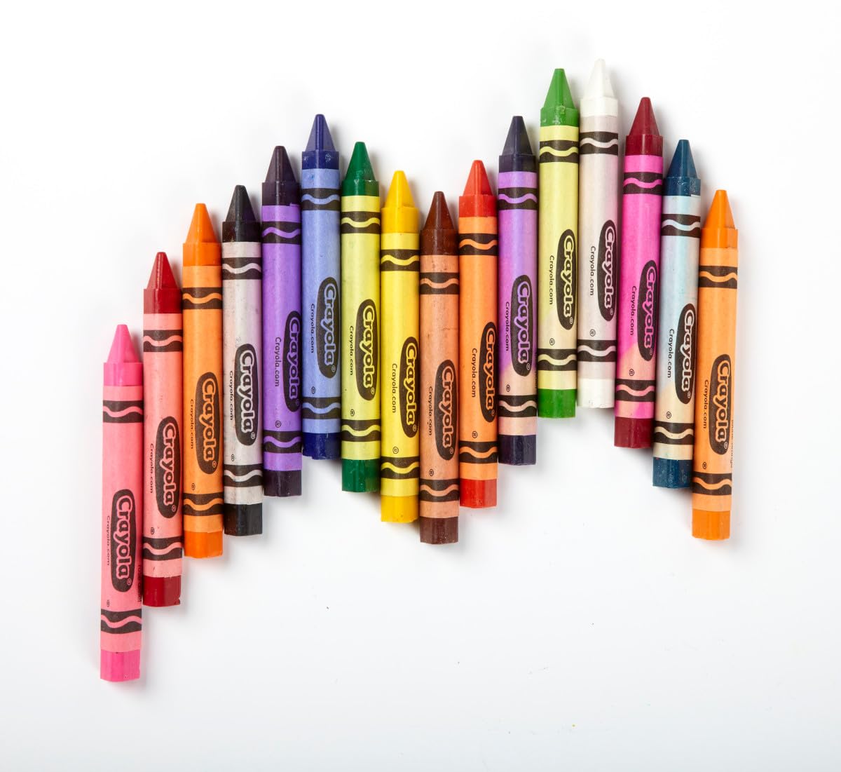 Crayola BIN528039 Triangular Crayon Classpack, 16 Colors, 256 Count