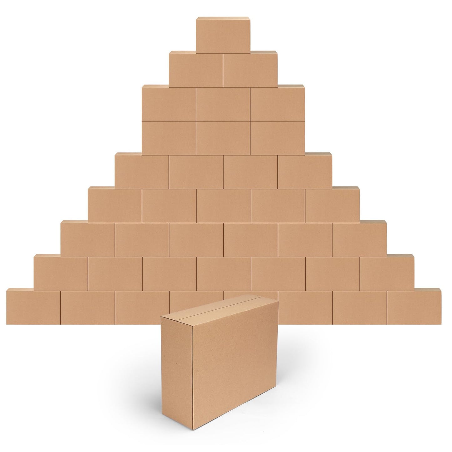 EdenseeLake 40 Pack 12x9x4 inches Shipping Boxes Small Cardboard Boxes for Packing, Moving, Mailing, Brown