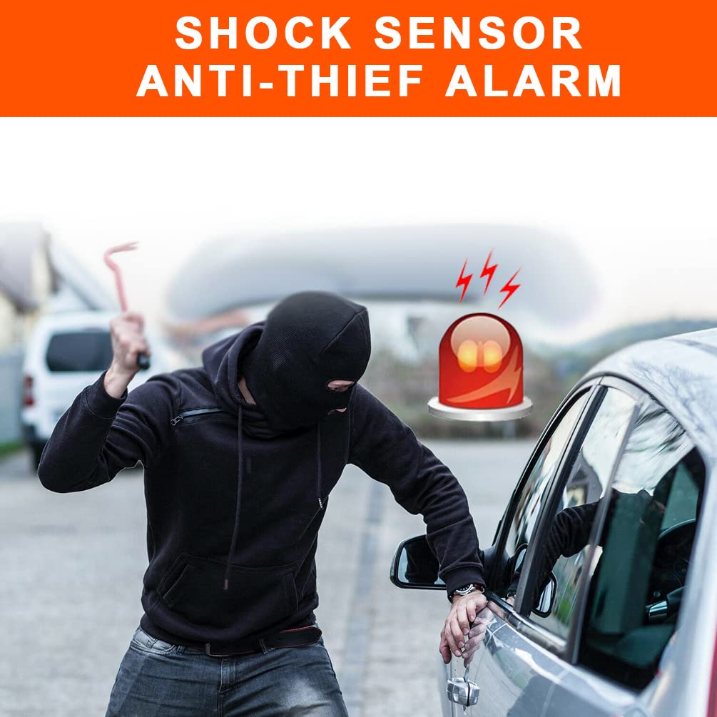 BANVIE ① Car Keyless Entry Security Alarm System + ② Remote Engine Starter + ③ Push to Start Stop Iginition Button