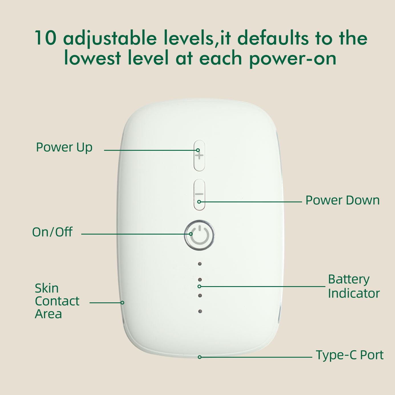 Portable Acupuncture Hand Massager with Static Electricity - Relieve Pain & Stress, Improve Circulation, USB Rechargeable, Multiple Massage Modes, for Home & Travel