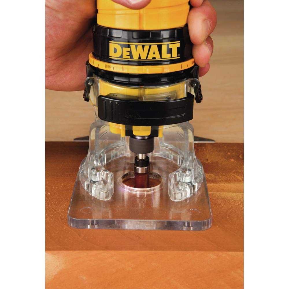 DEWALT DWE6000 4.5-Amp Variable Speed 1/4-Inch Laminate Trimmer