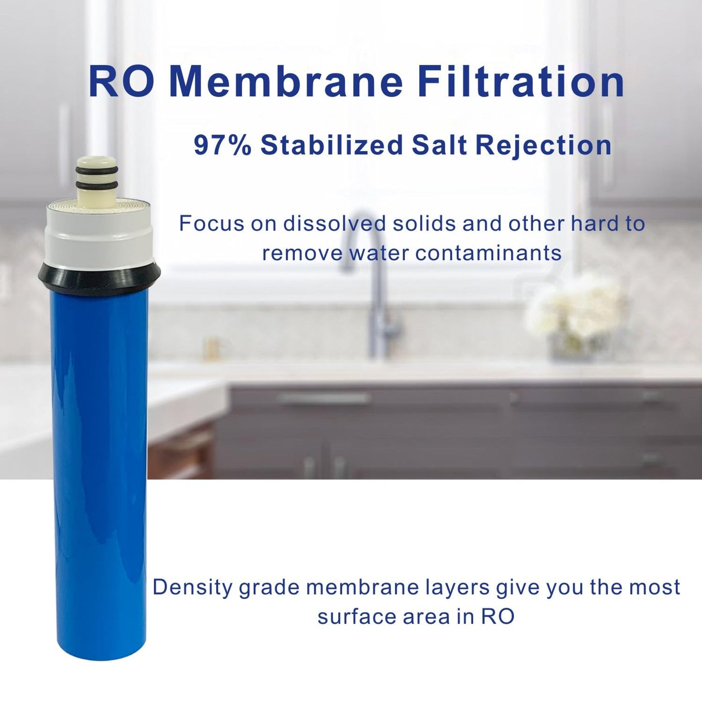 Replacement Filters Sets With Membrane(TFC-RS9-50) Only Compatible With Rainsoft UF50, UF50T, UF50N Models, BUT DOES NOT FIT ULTREFINER II
